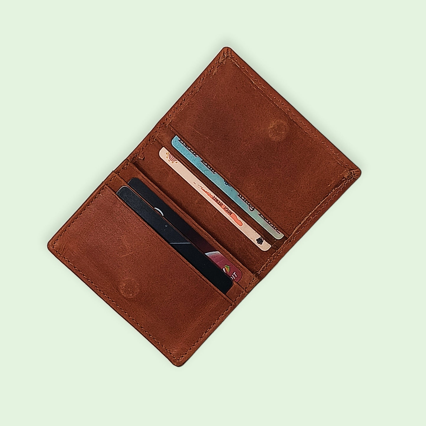 Bamboo Chevron Card Holder