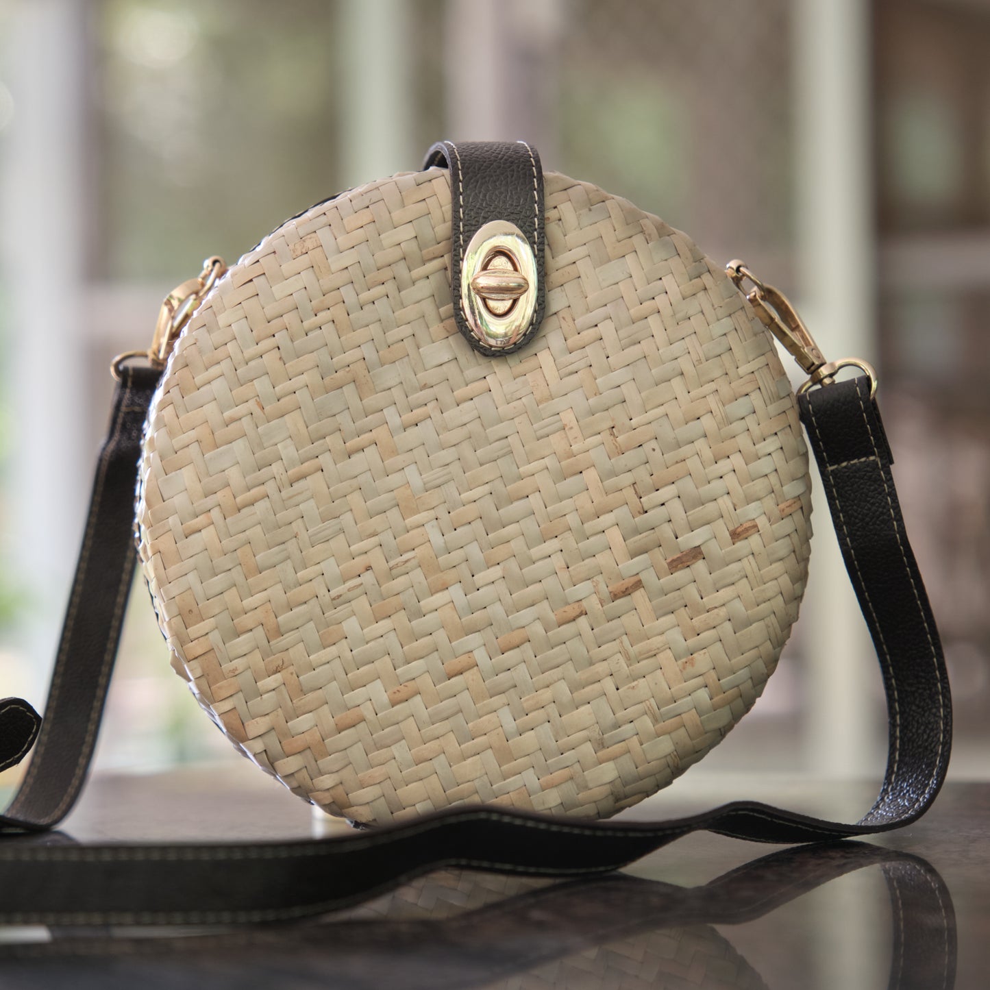 June Round Crossbody Sling Bag