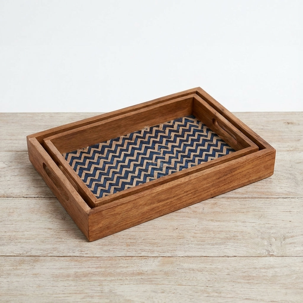 Kraftinn Chevron Tray Set