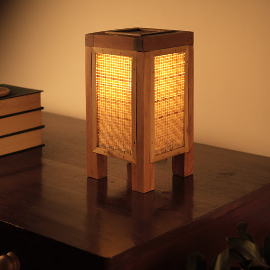Contemporary Bamboo Table Lamp