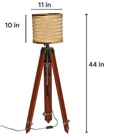 Decorative Tripod Floor Lamp (Large)